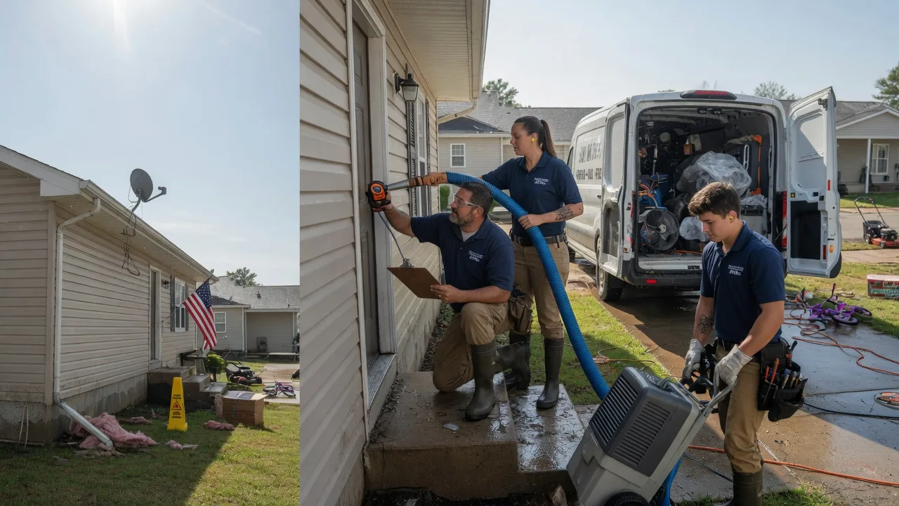 Ceiling Water Damage Restoration in Milton, LA near me
